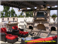Outdoor Fireplace